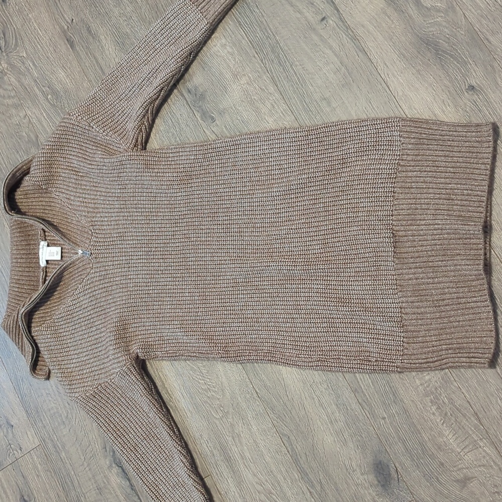 Cupcakes and Cashmere Cowl Neck Sweater Dress